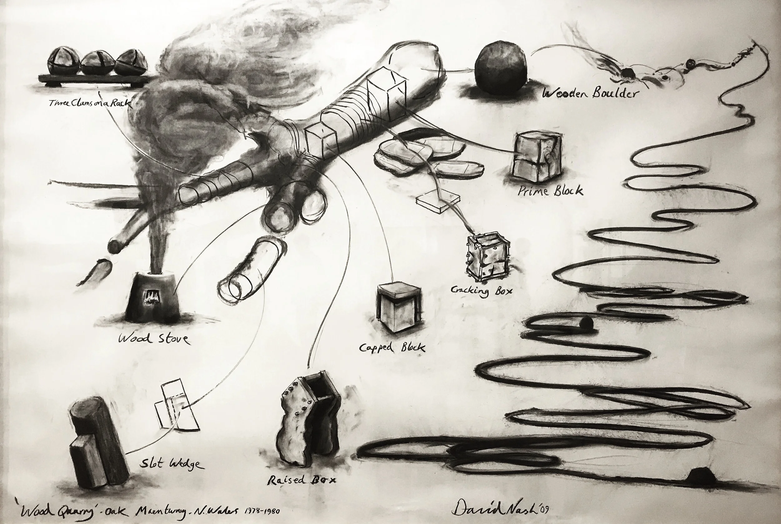 David Nash at National Museum Cardiff — E・M・O・S・I・W・N
